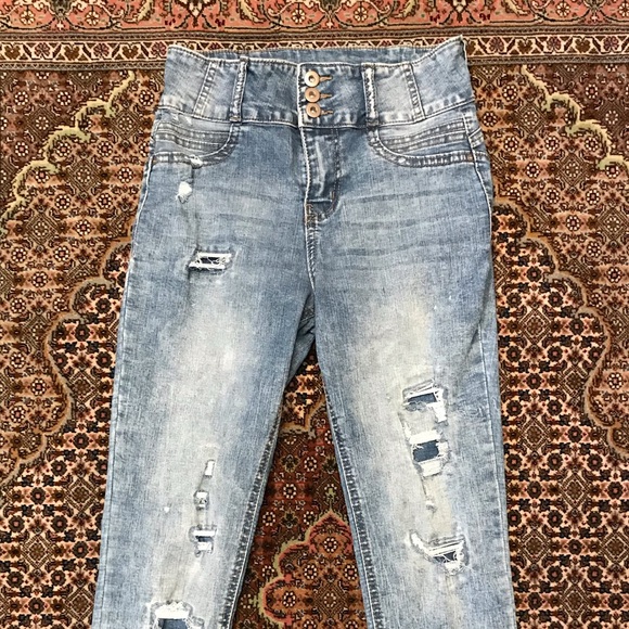 High Rise Perfect Wedgie Jeans - Picture 2 of 7